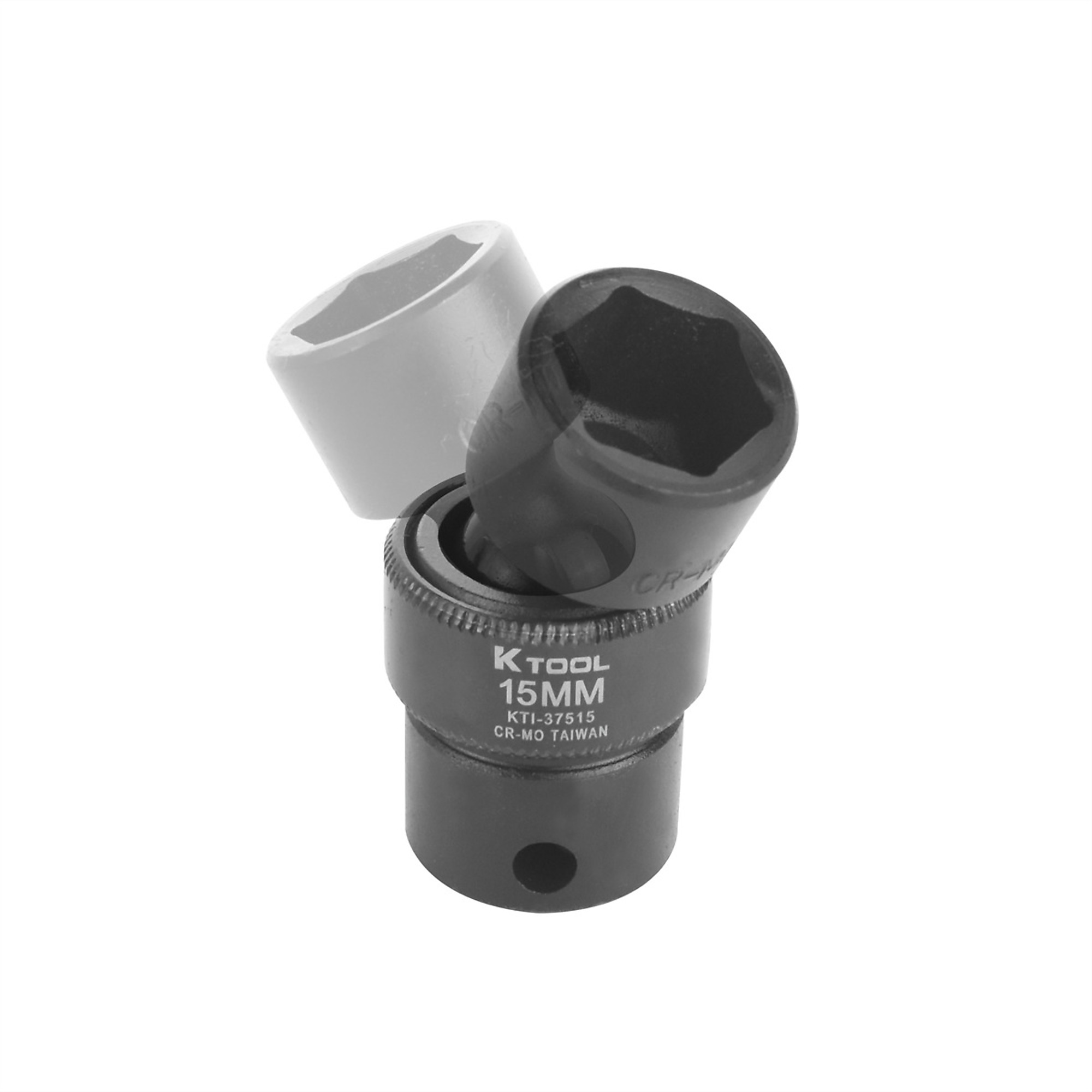 K-Tool International Impact Flex Socket Set — 3/8in. Drive, 6-Piece, Metric, Chrome-Moly Steel, Model# KTI37500